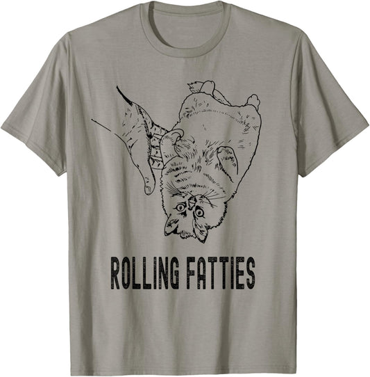 Rolling Fatties Cat T-Shirt