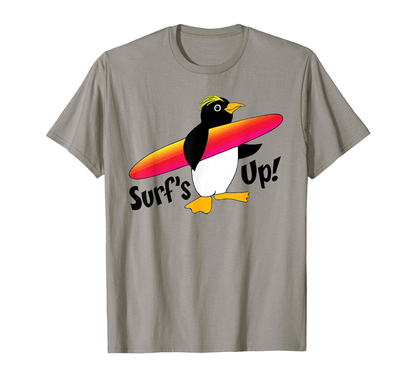 Cute Surfer Penguin T-Shirt T-Shirt