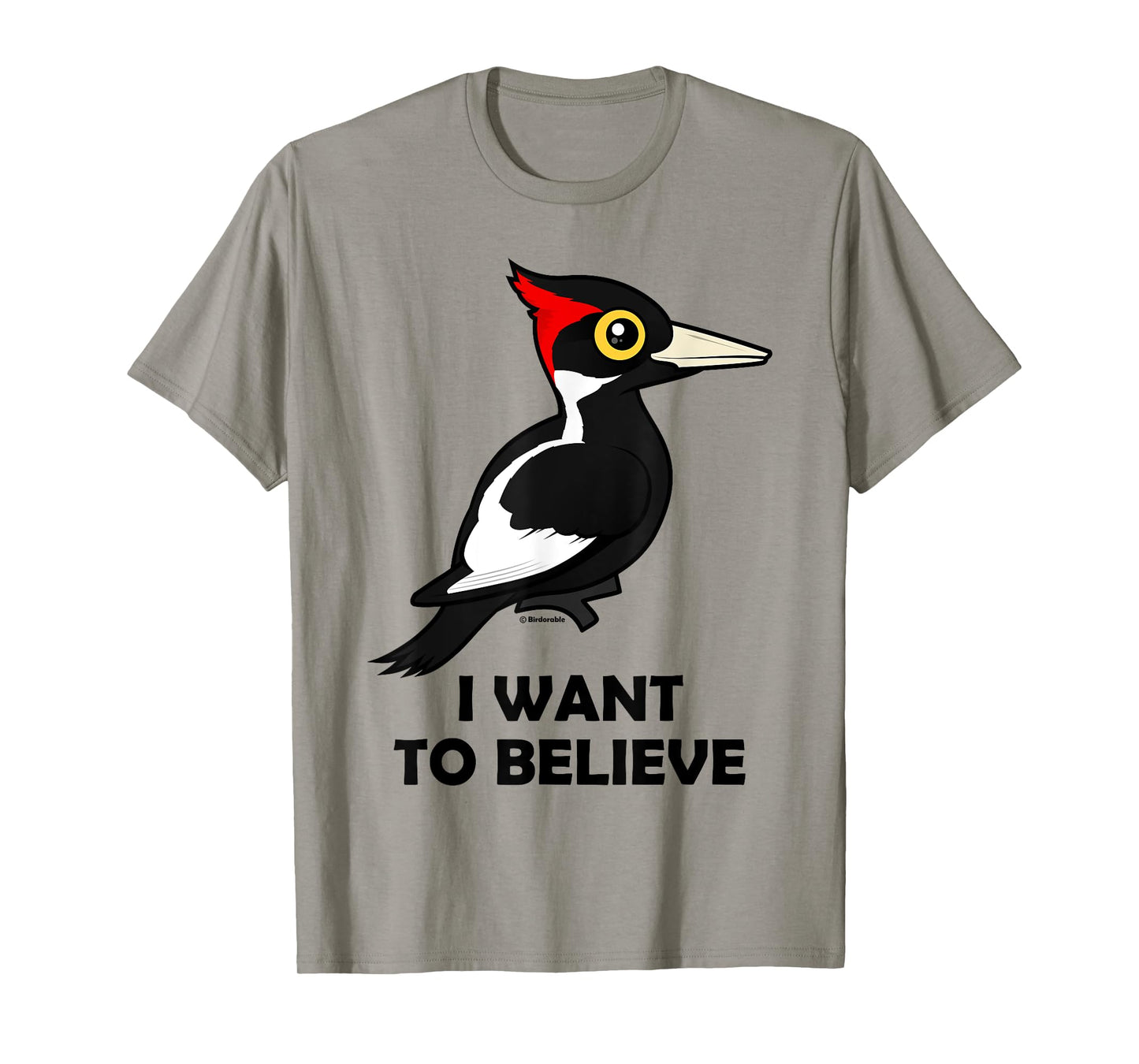 I Want To Believe Ivory-billed Woodpecker Birdorable Design T-Shirt