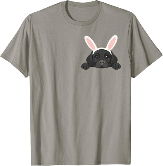 Easter Labrador Retriever Cute Dog Lab Easter Bunny Ears T-Shirt