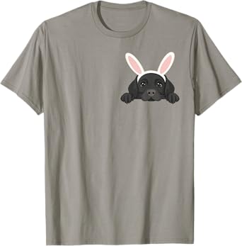 Easter Labrador Retriever Cute Dog Lab Easter Bunny Ears Men Women Kids T-Shirt