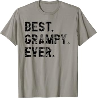 Fathers day Grandson Granddaughter to give Best Grampy Ever T-Shirt