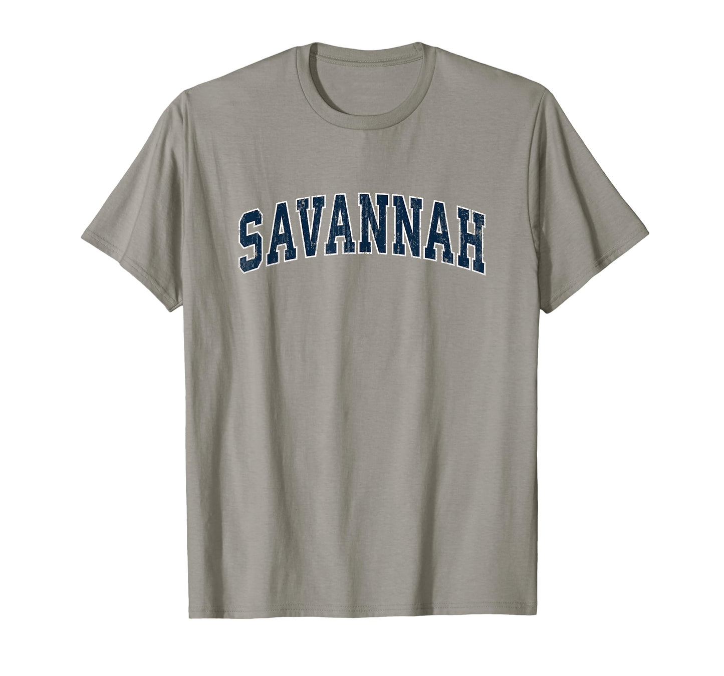 Savannah Georgia GA Vintage Sports Design Navy Design T-Shirt