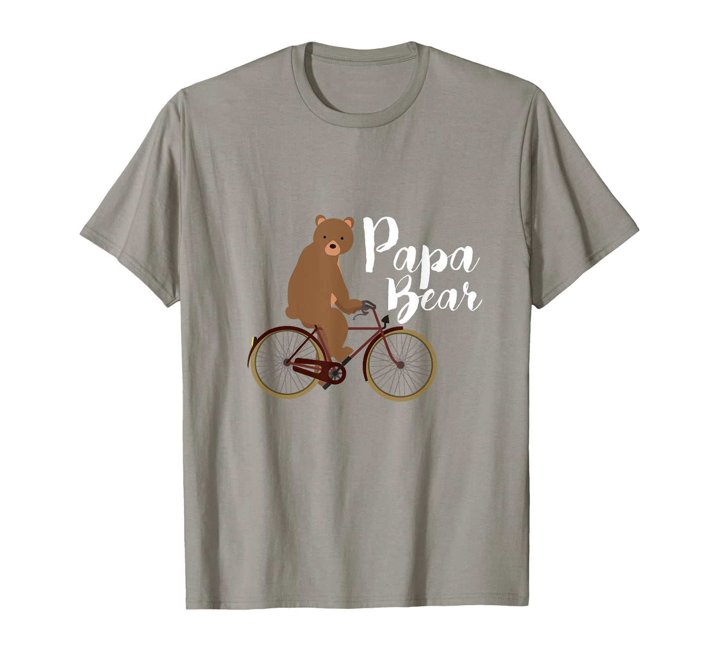 Papa Bear on a Bicycle T-Shirt