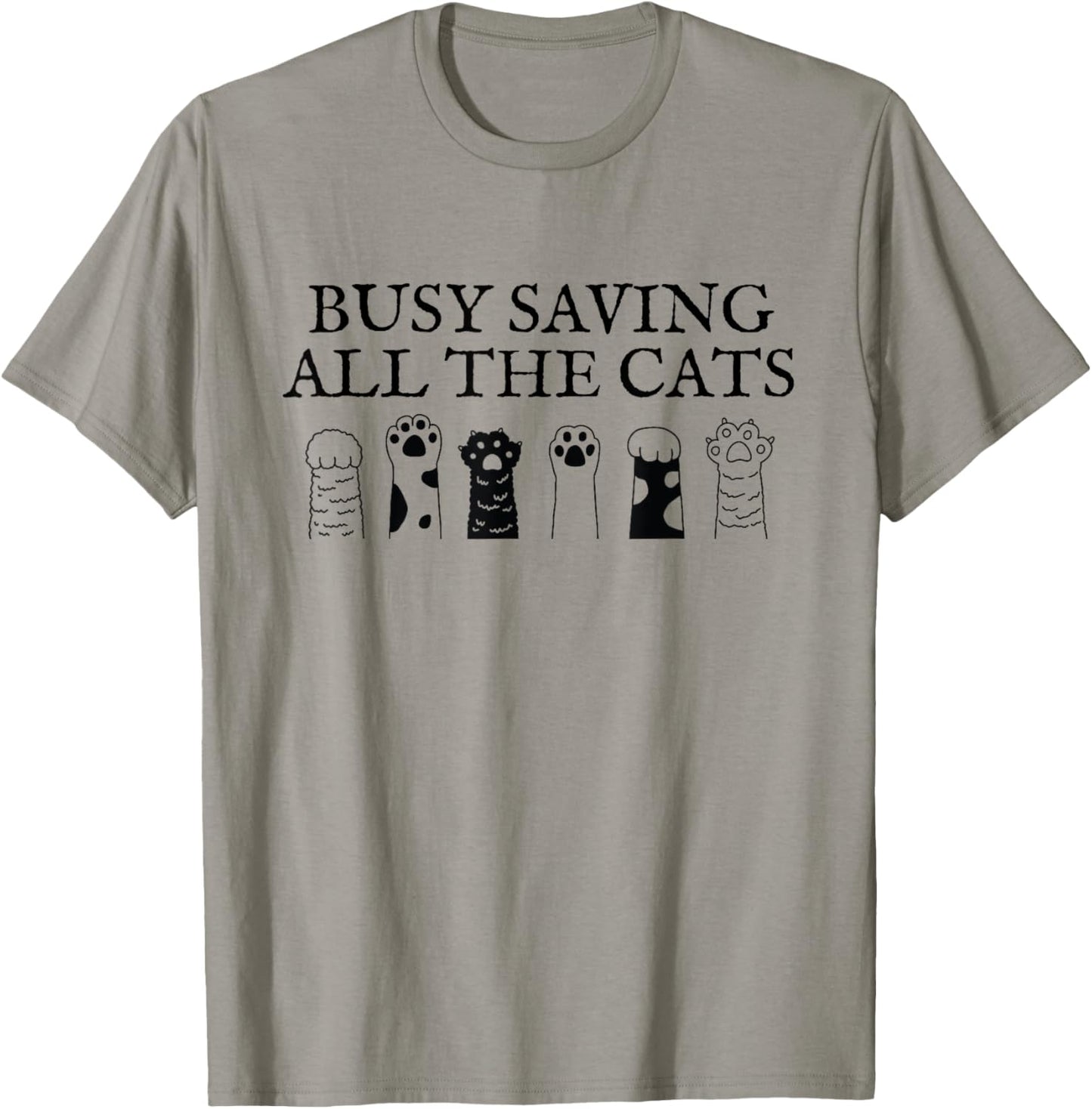 Pet Animal Rescue Mom Saving All The Cats T-Shirt