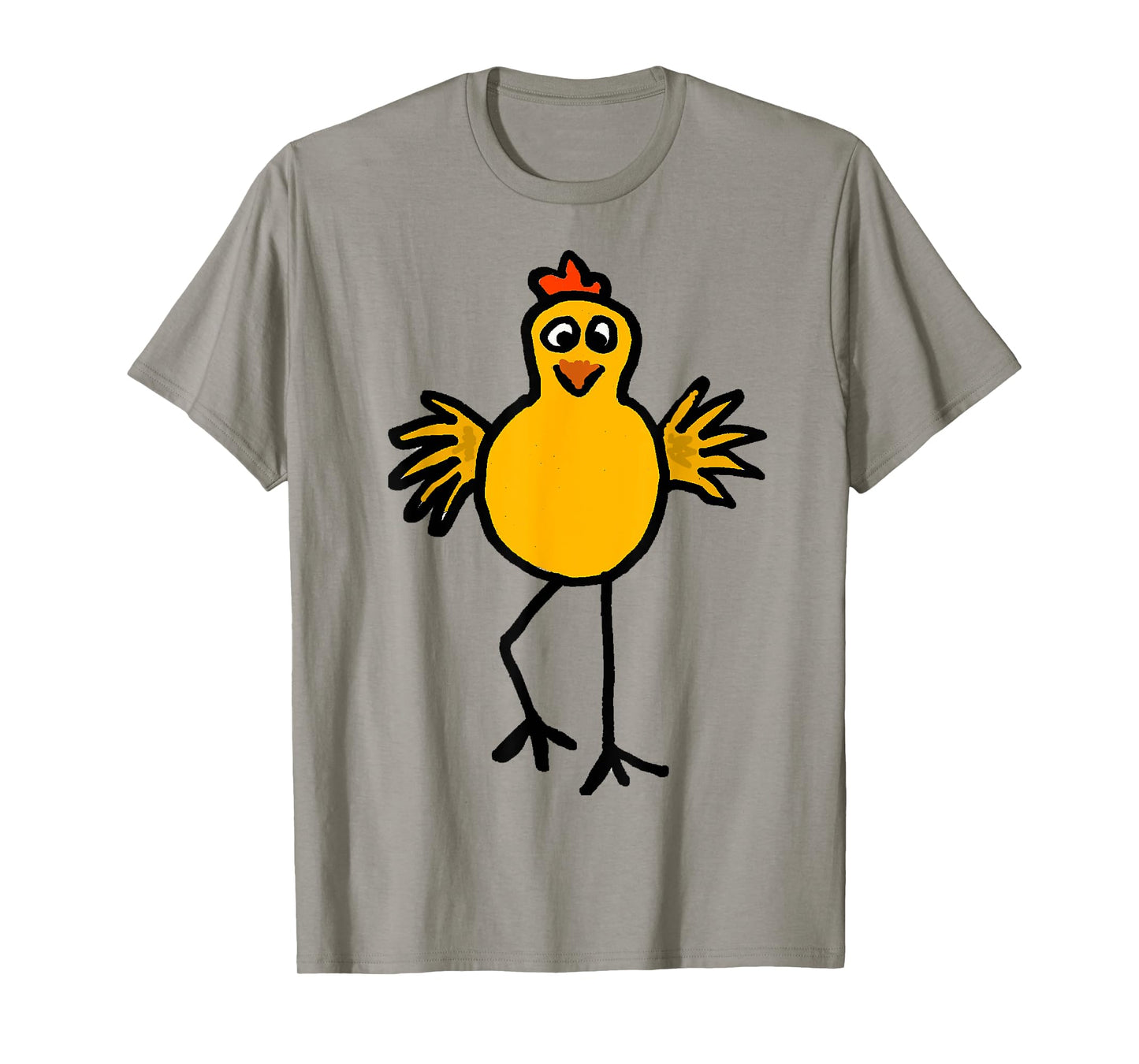 Smiletodaytees Funky Dancing Yellow Chicken T-shirt T-Shirt