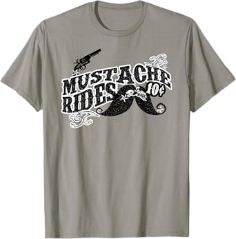 Mustache Ride only 10 cents T-shirt, Ride the 'Stache! T-Shirt