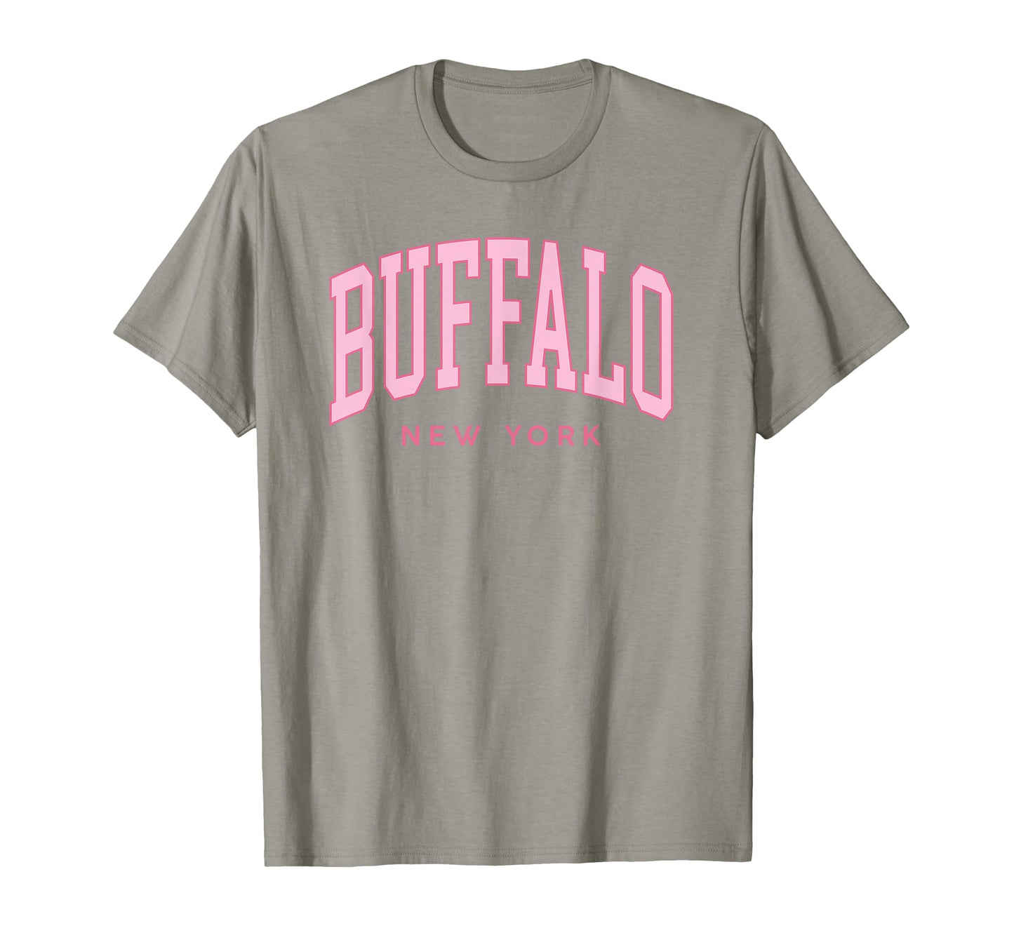 Buffalo NY Pink Retro Preppy Throwback Womens Girls Souvenir T-Shirt