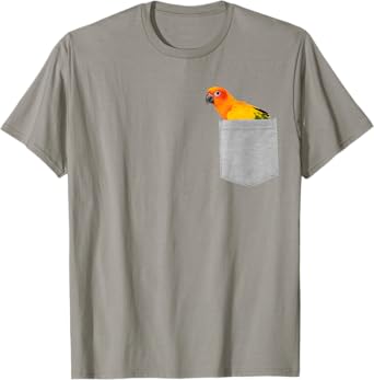 Animal in Your Pocket Sun Conure Parrot T-Shirt