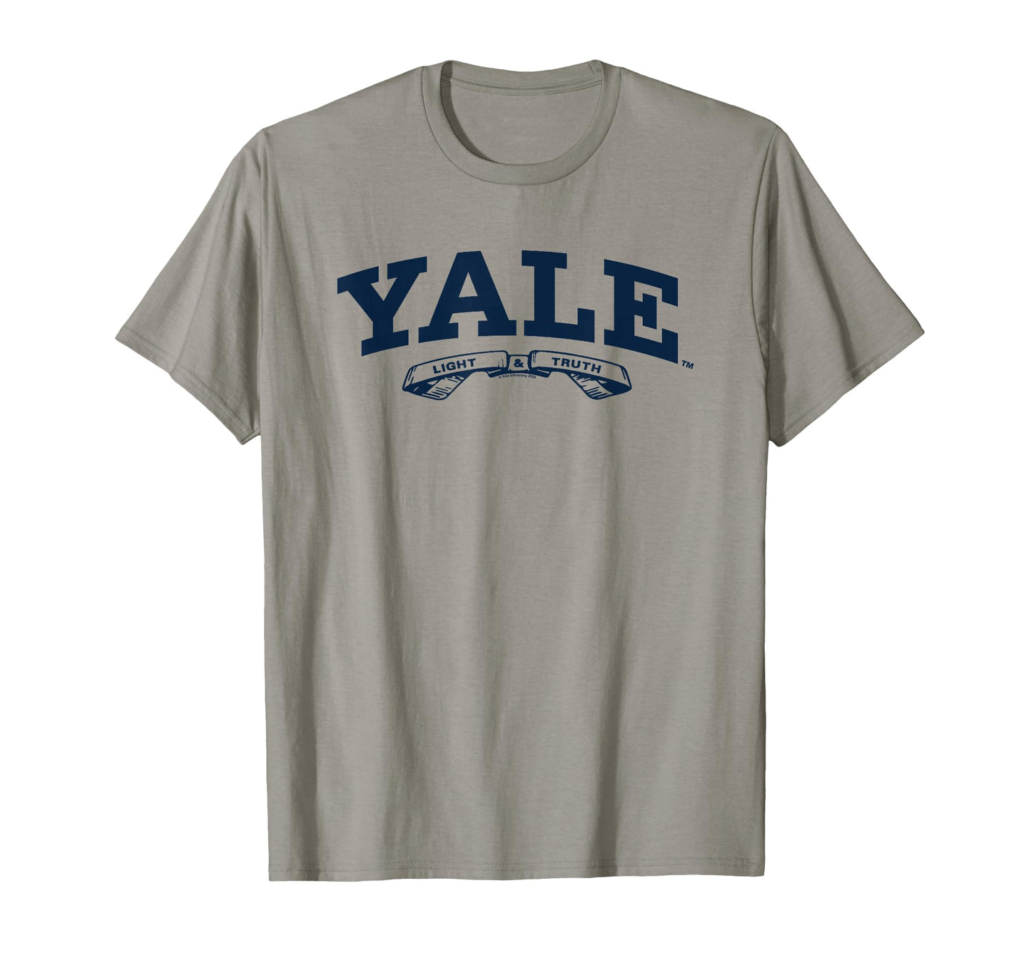 Yale University Light And Truth Big Varsity Logo T-Shirt