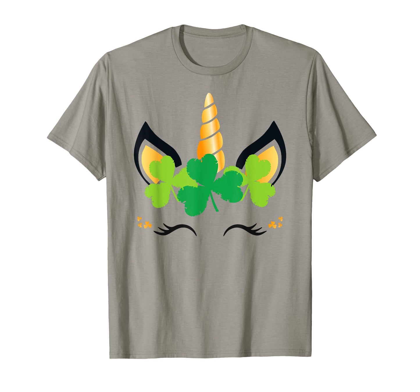 St Patricks Day Unicorn Shirt Girls Outfit Lucky Shamrock T-Shirt