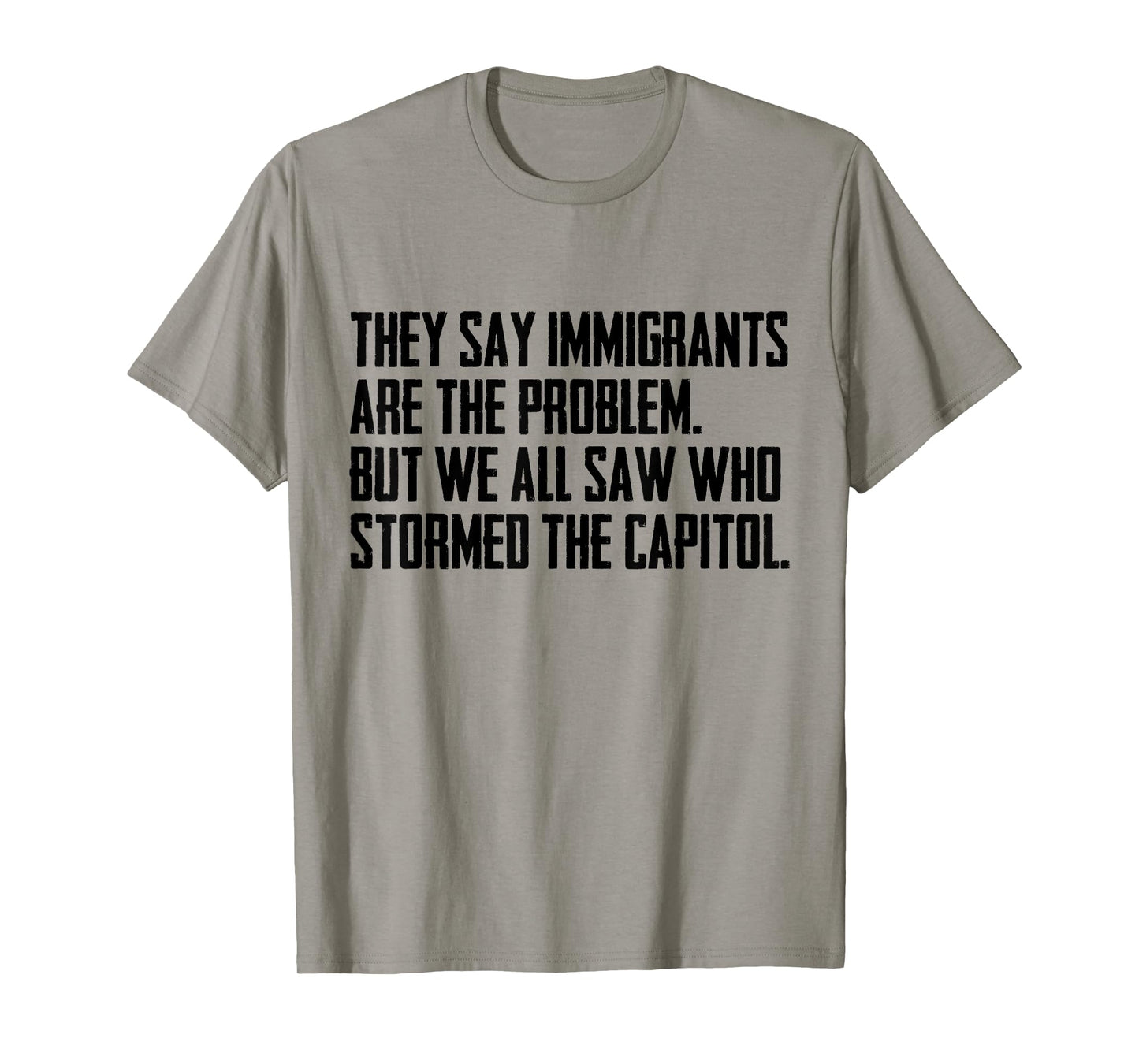They Say Immigrants Are The Problem But We All Saw Stormed T-Shirt