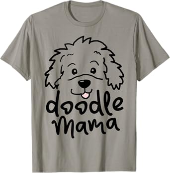 Doodle Mama Mother's Day Golden Retriever Dog Mom Pet Lovers Men Women T-Shirt