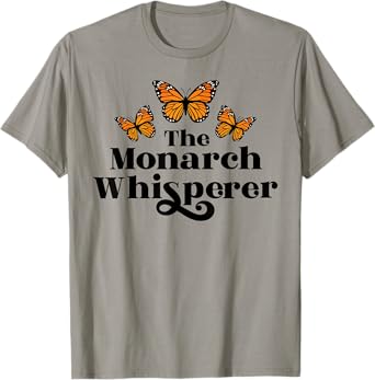 This Monarch Whisperer Butterfly Lover Retro Vintage Women T-Shirt