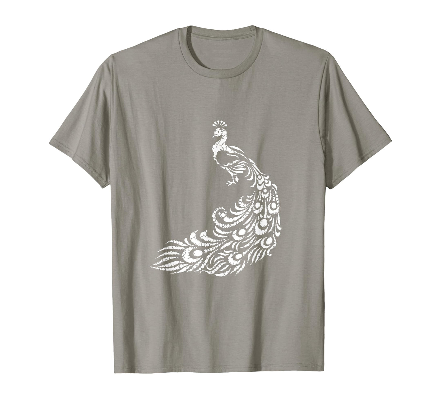 White Peacock Graphic T-Shirt