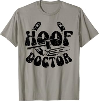 Hoof Doctor Farrier Horseshoe Forging Funny T-Shirt