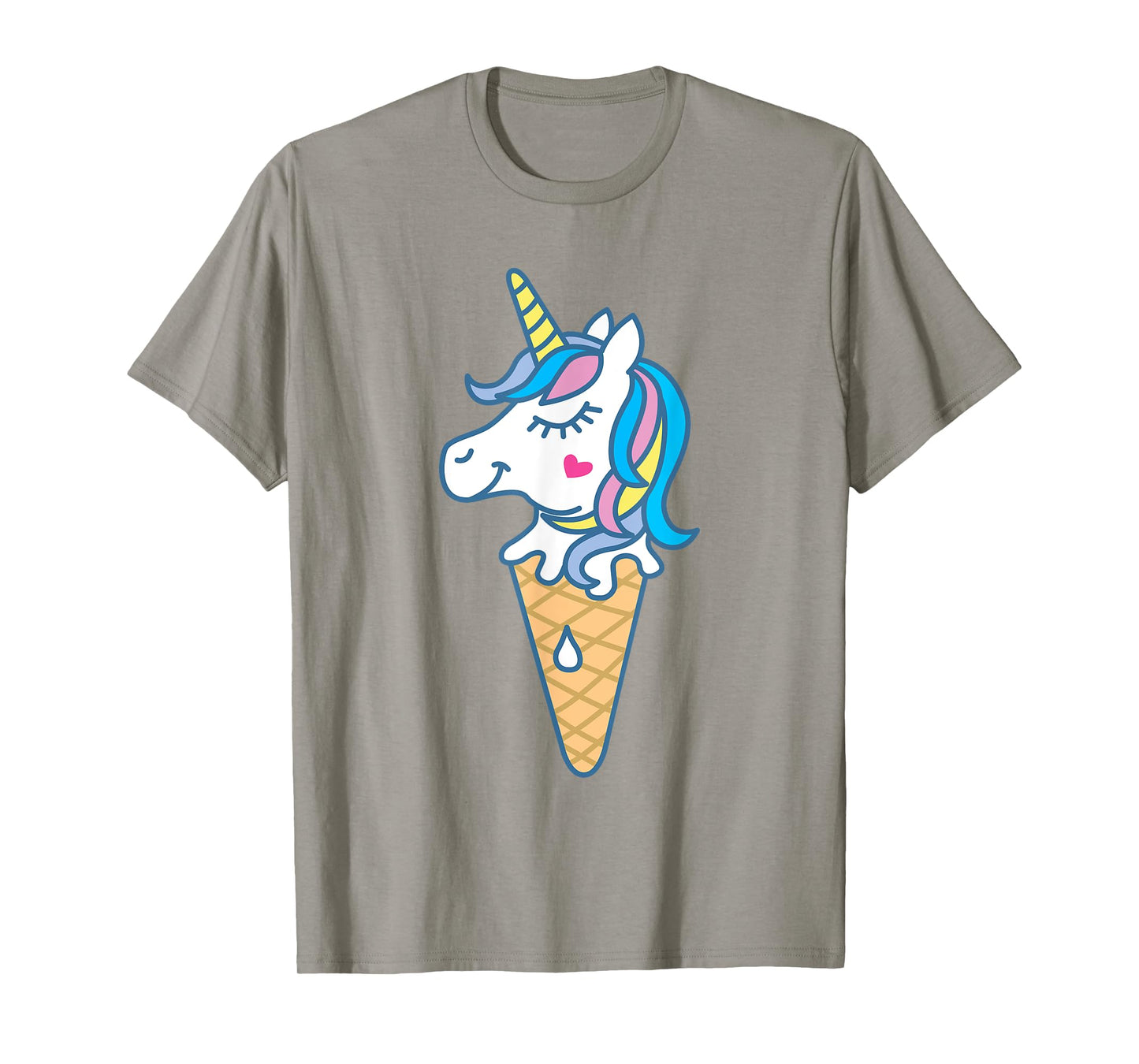Ice Cream Unicone Art Unicorn Cute Graphic Men Women Kids T-Shirt