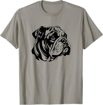Minimalist English Bulldog T-Shirt