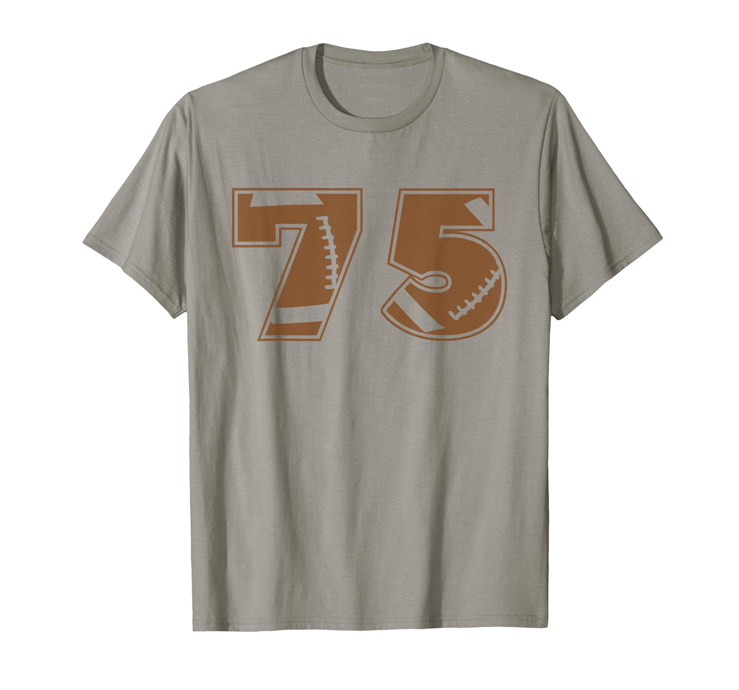 Football 75 Jersey Number T-Shirt