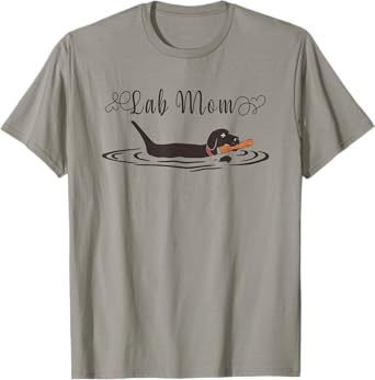 Lab Mom Black Labrador Retriever T-Shirt