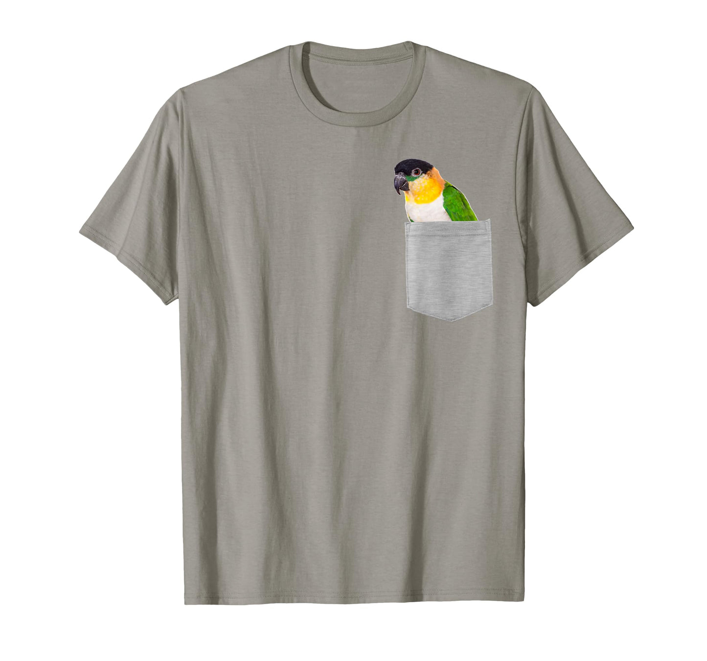 Animal in Your Pocket Funny Black-Headed Caique, Pionites m T-Shirt