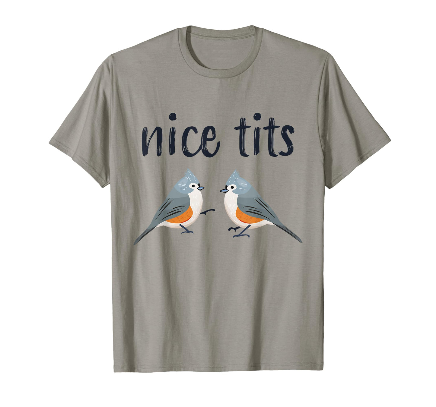 Tufted titmouse Funny Bird watching Gift for Men and Women T-Shirt