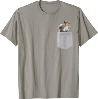 Animal in Your Pocket American Grey Squirrel T-Shirt