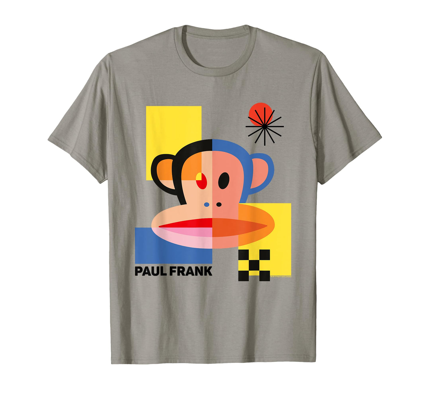 Paul Frank Julius Abstract 80s Block Art T-Shirt