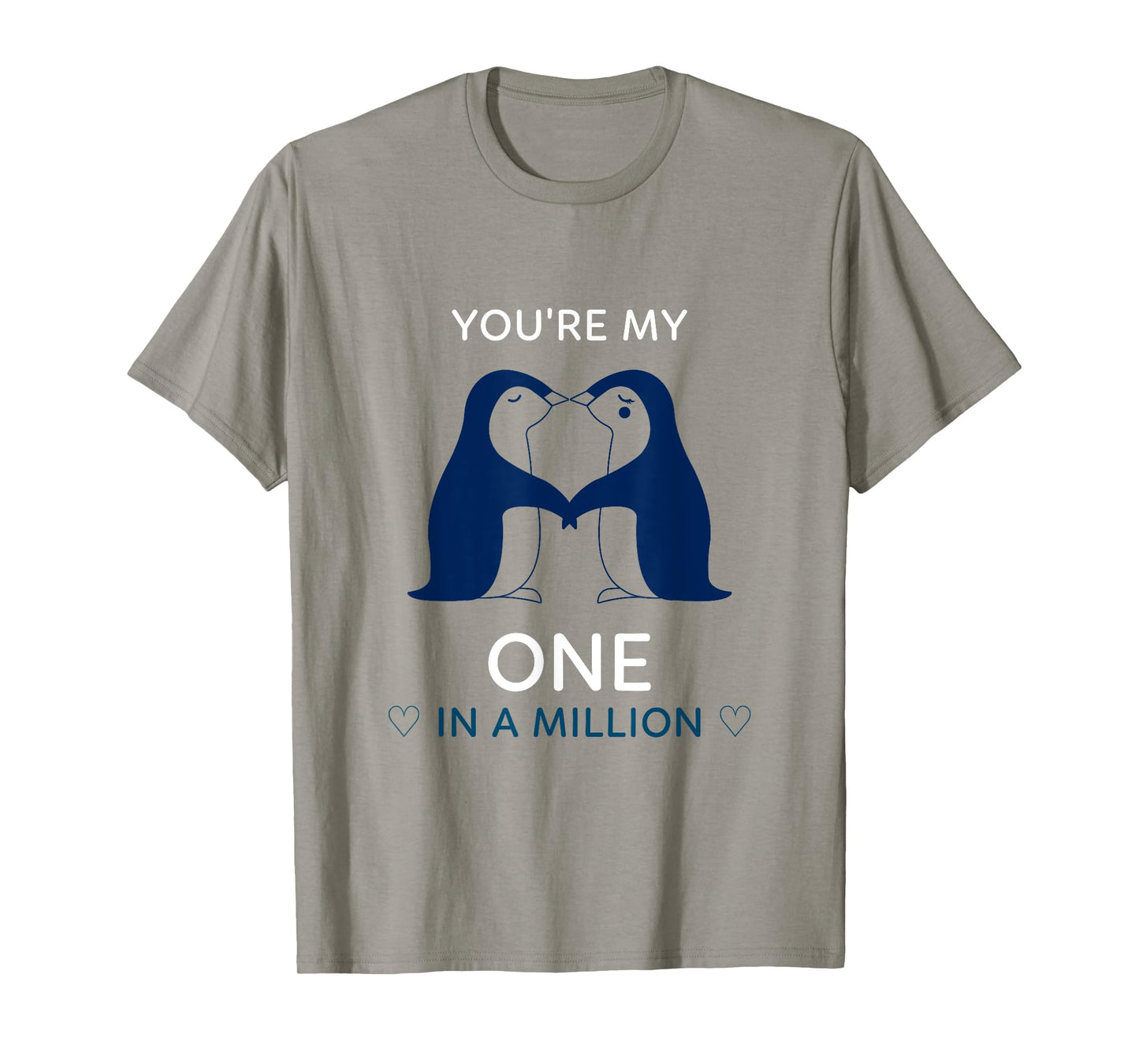 Romantic Penguin Cool you're my one animal love gift tee T-Shirt