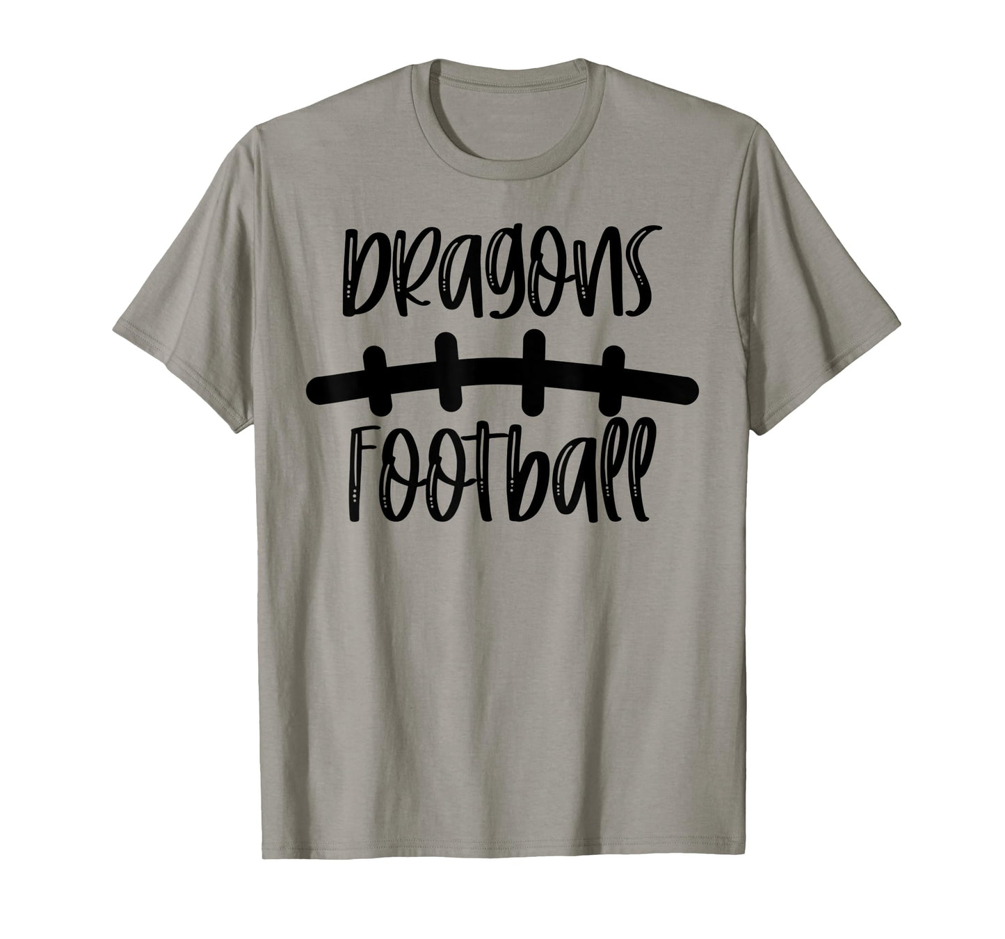 Dragons Football School Spirit Team Mascot Game Night T-Shirt