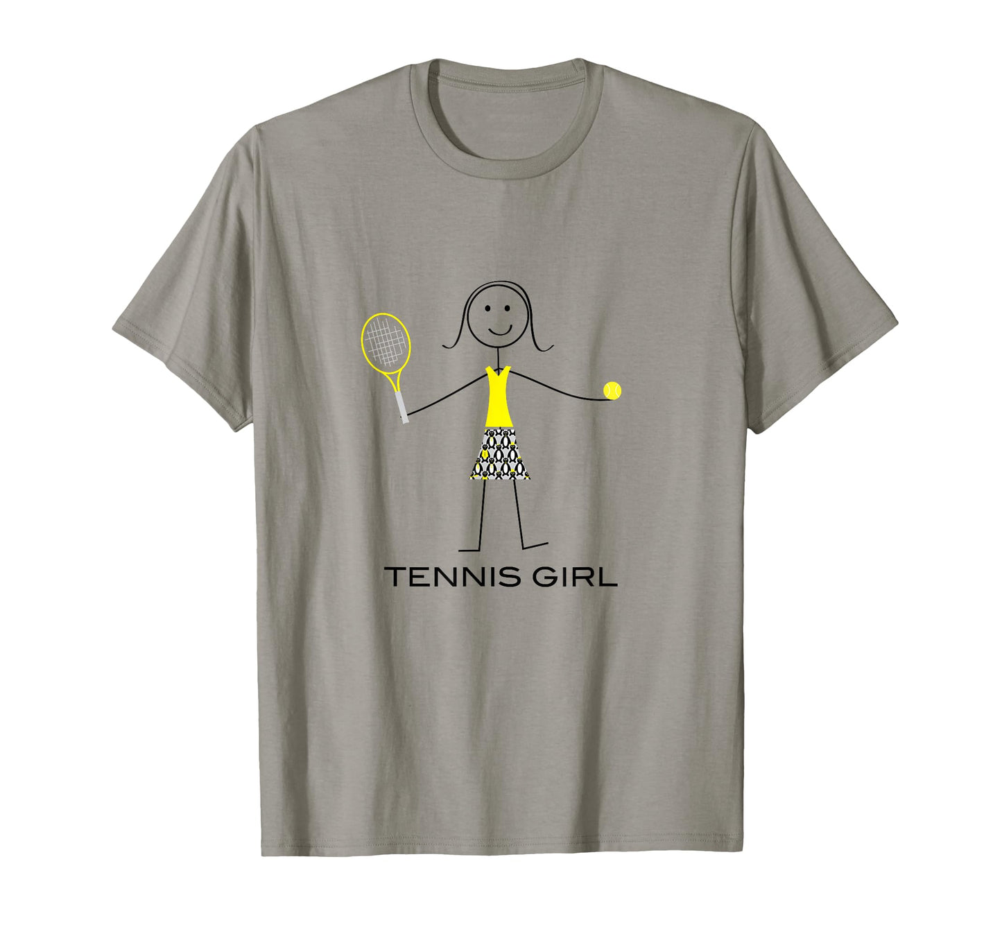 Funny Tennis Design Women, Girl Tennis Player T-Shirt