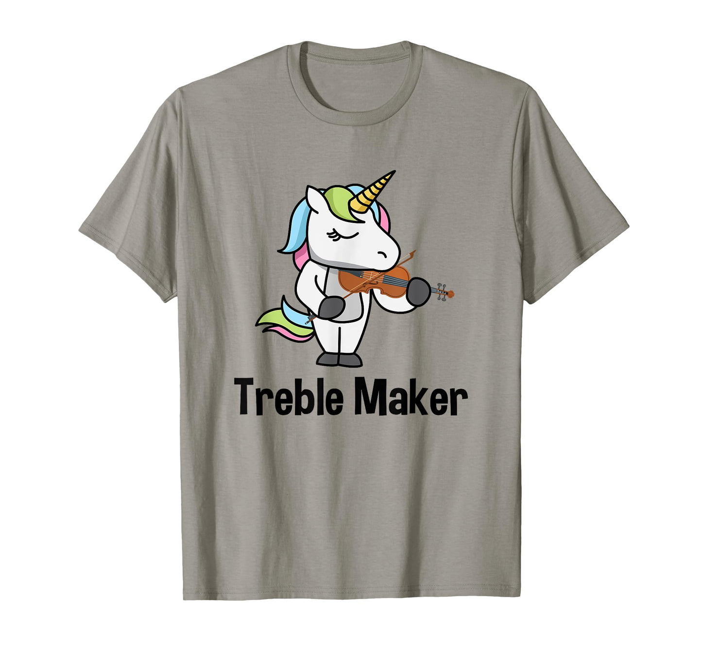 Violin Shirt for Girls - Treble Maker Unicorn Violinist T-Shirt