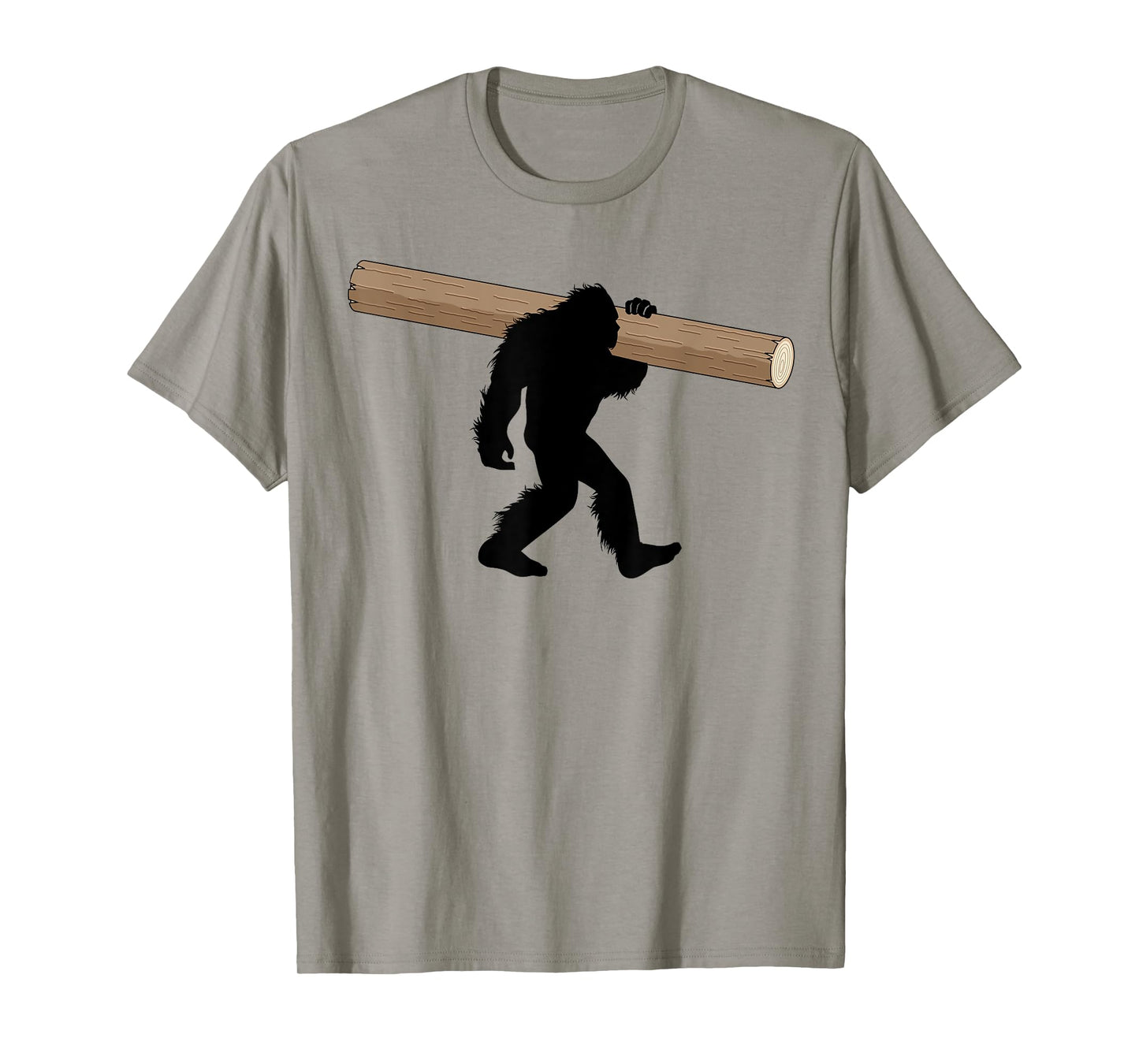 Bigfoot Caber Toss Highland Games Sasquatch T-Shirt