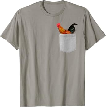Animal in Your Pocket Proud Rooster Cock T-Shirt
