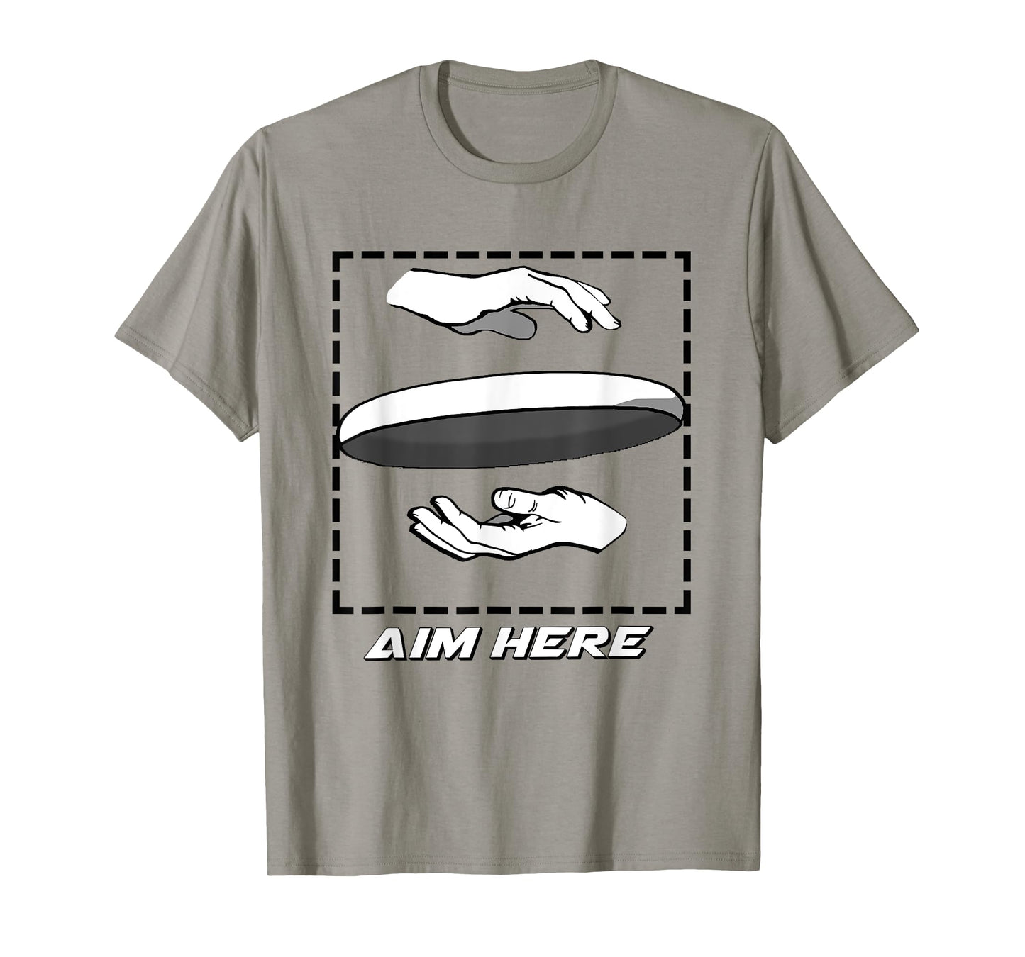 Aim Here. Ultimate Frisbee Shirt T-Shirt