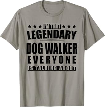 Dog Walker - Funny Personalized Gift T-Shirt for Men Women
