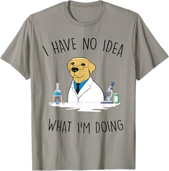 Laboratory Retriever Golden Chemistry Laboratory T-Shirt