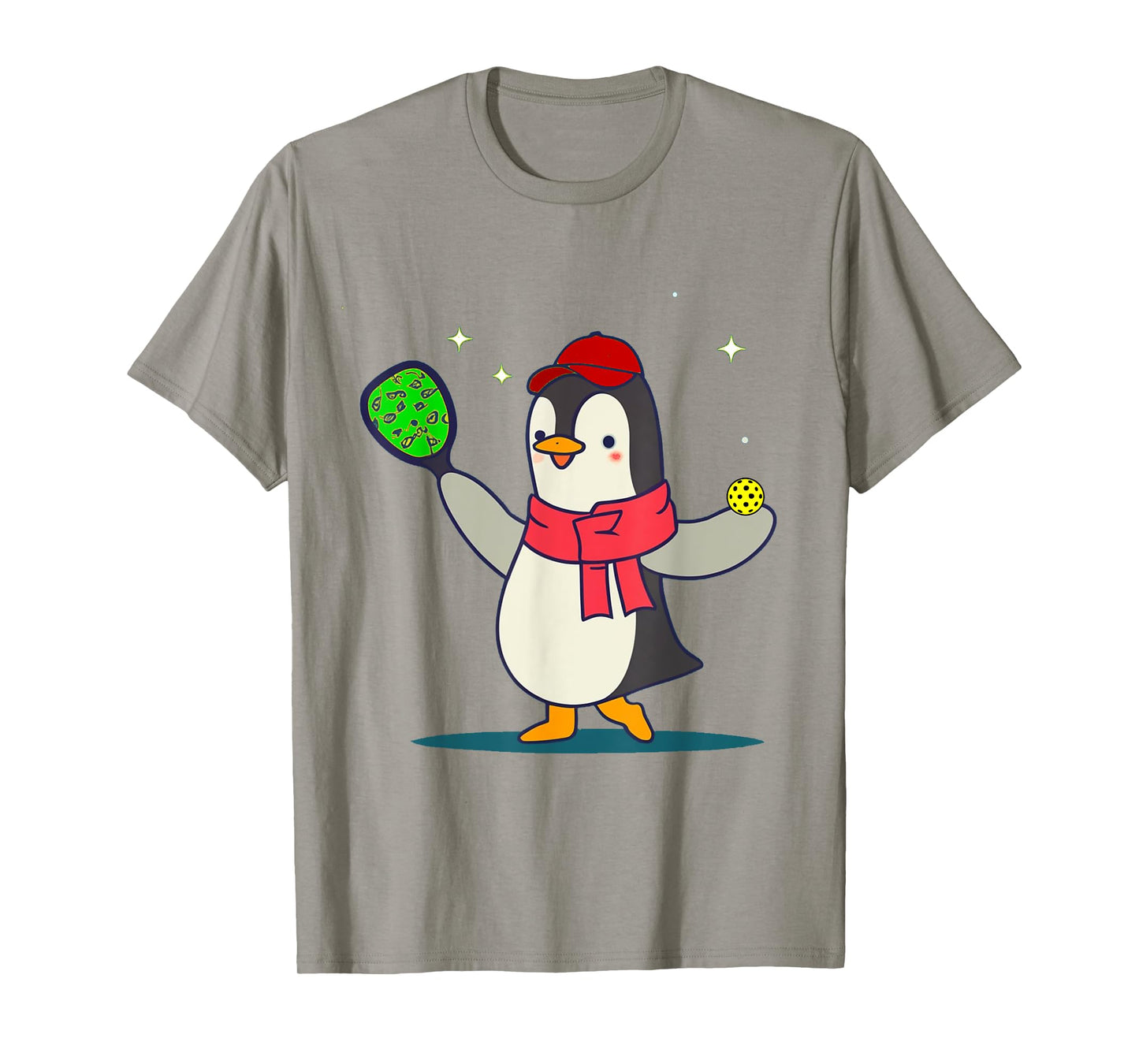 Smileteessports Funny Penguin Playing Pickleball Sports T-Shirt