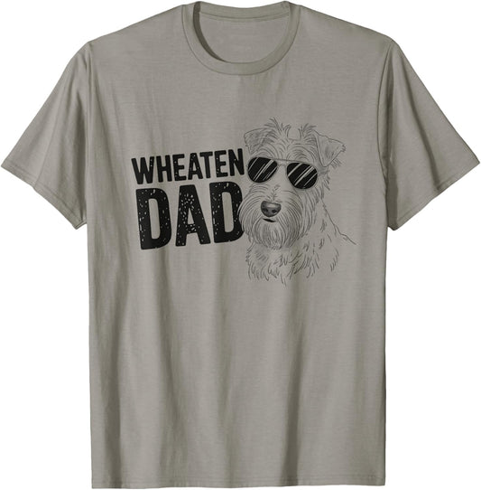 Soft Coated Wheaten Terrier Dad Dog Design For Men T-Shirt