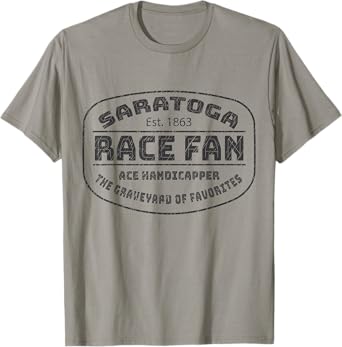 Saratoga Race Fan, Ace Handicapper Distressed T-Shirt