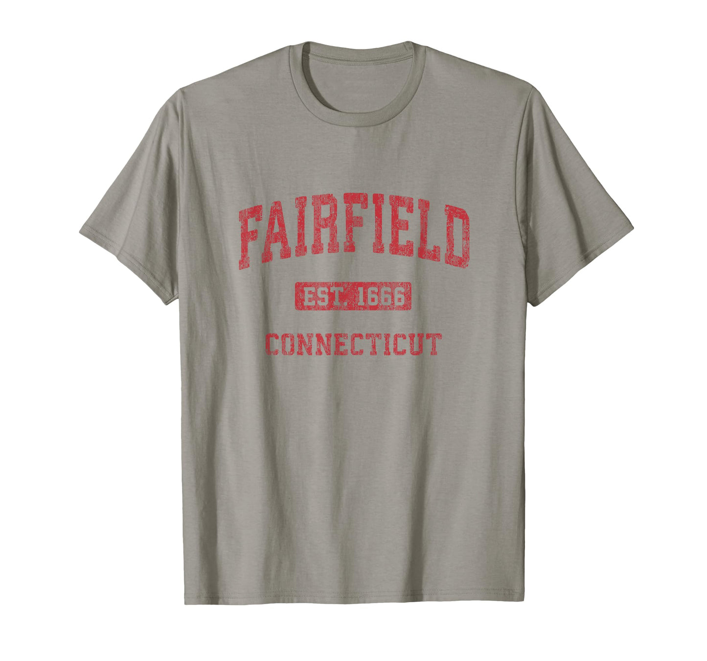 Fairfield Connecticut CT Vintage Athletic Sports Design T-Shirt