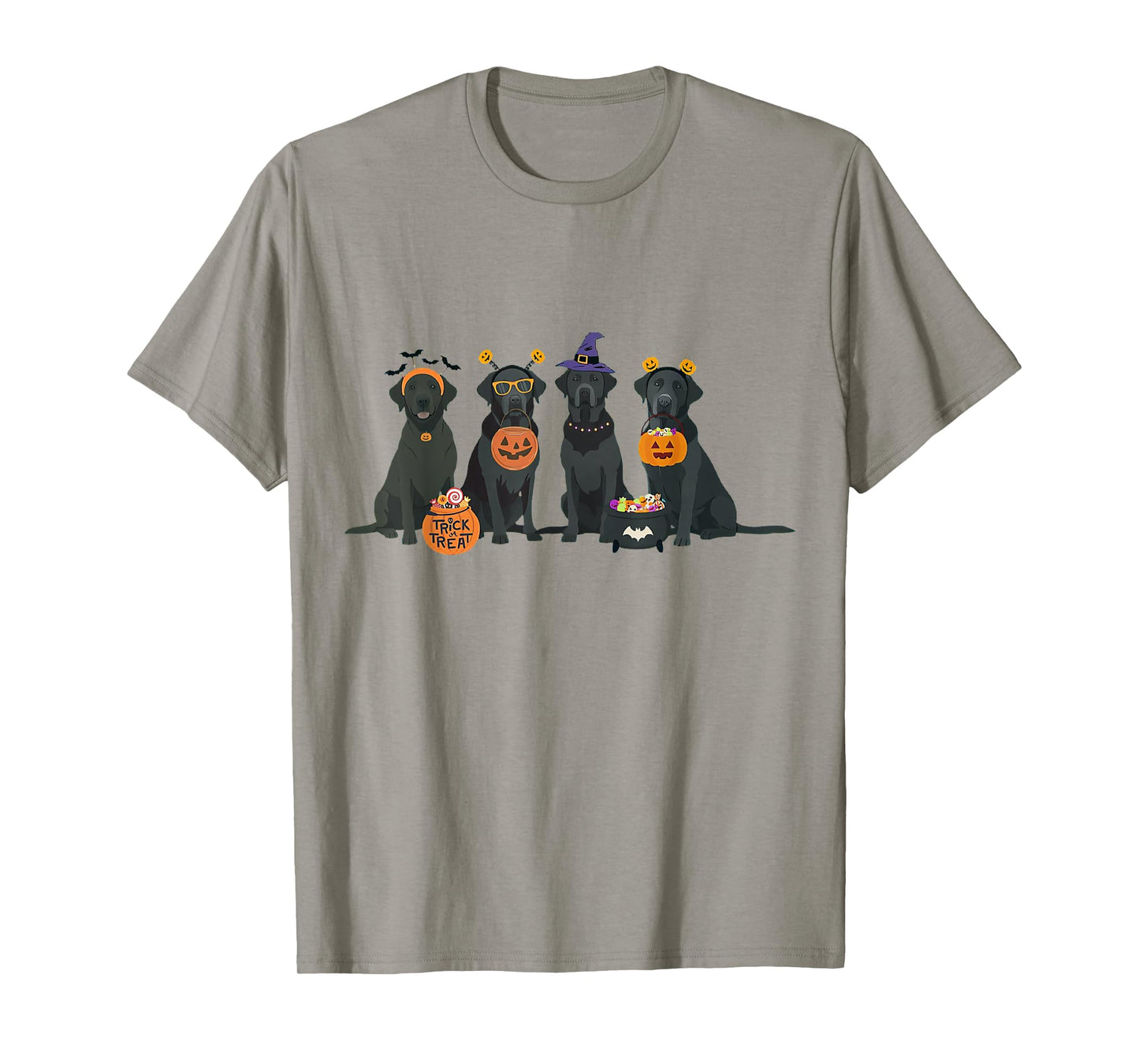 Halloween Black Lab Fall Labrador Retriever Halloween Dog T-Shirt