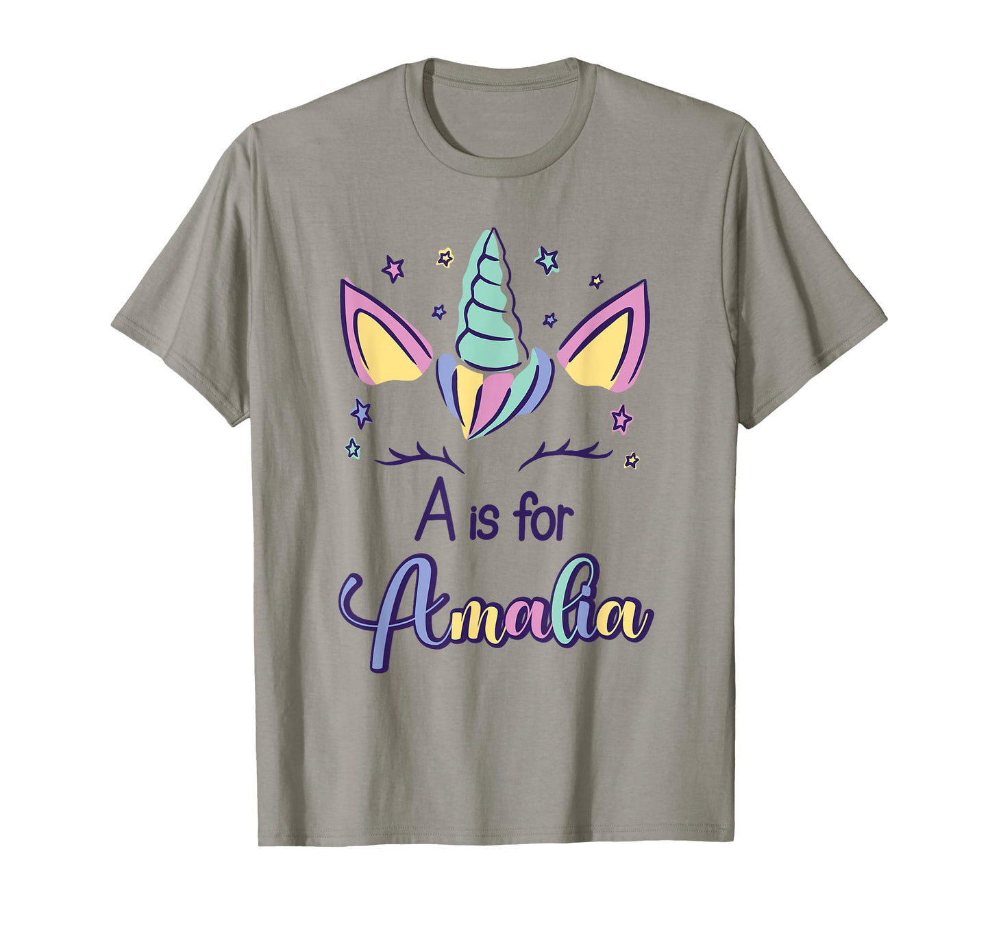 First Name Amalia Personalized A Is For Amalia T-Shirt