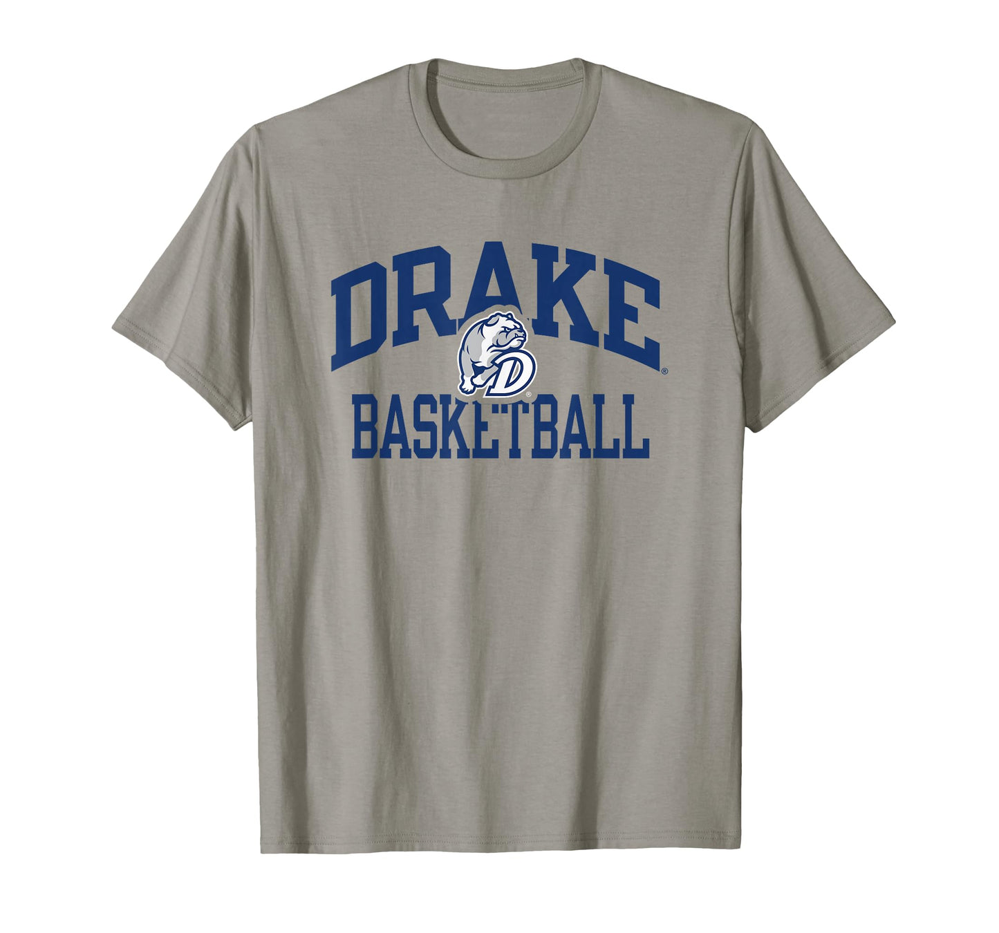 Drake Bulldogs Basketball Arch Gray Officially Licensed T-Shirt
