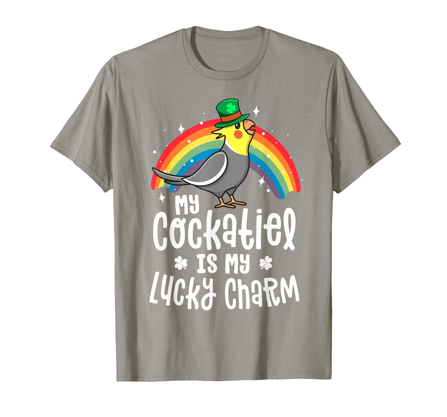Cockatiel St Patricks Day Shirt For Women Bird Parrot Gift T-Shirt