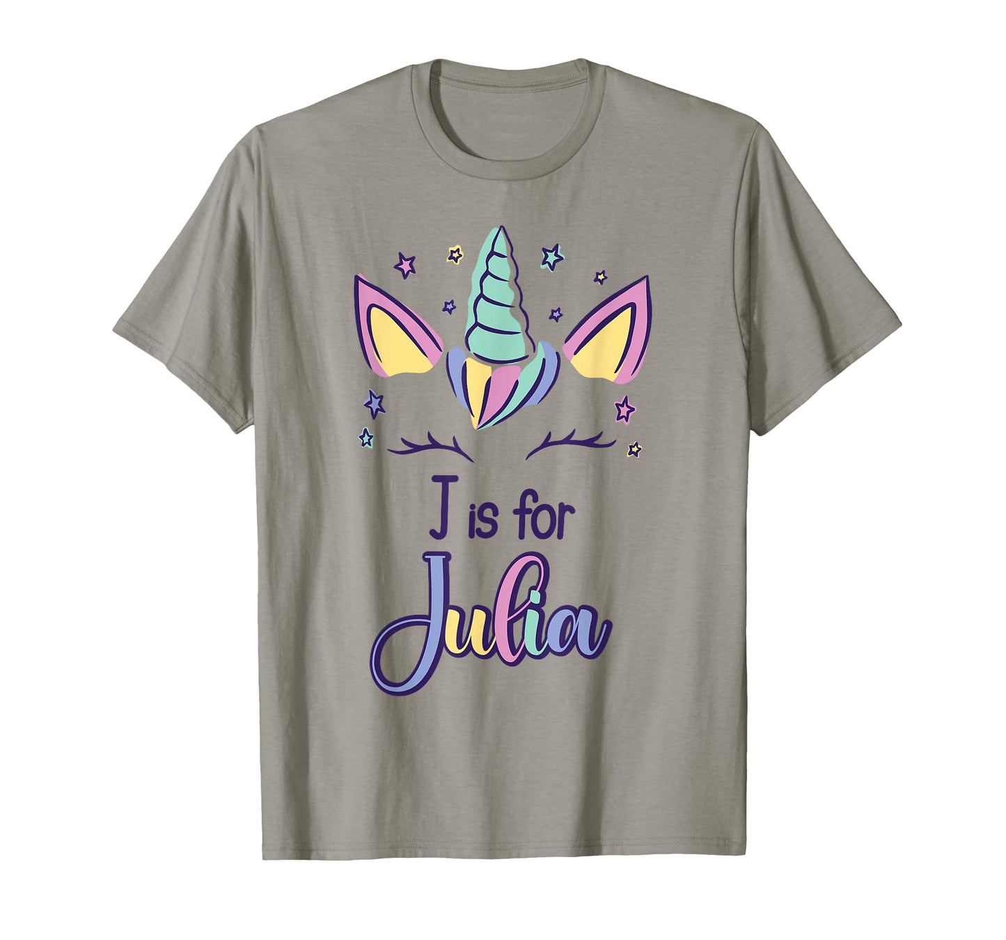 First Name Julia Personalized J Is For Julia T-Shirt