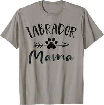 Labrador Mama Lab Retriever Lover Pet Owner Gifts Dog Mom T-Shirt