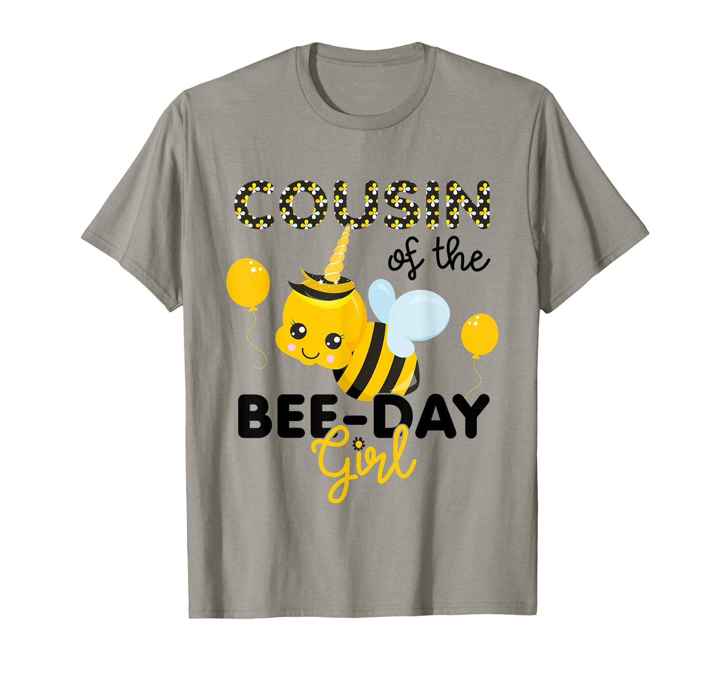 Cousin of the BeeDay Girl Bee Themed Fun Bday Matching Party T-Shirt