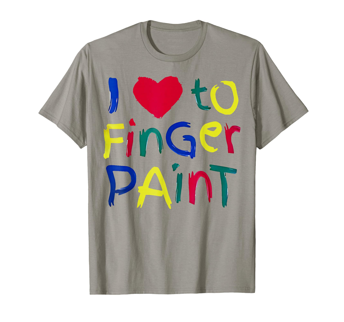 I Heart Love To Finger Paint I'm Paint Cute Couple Valentine T-Shirt