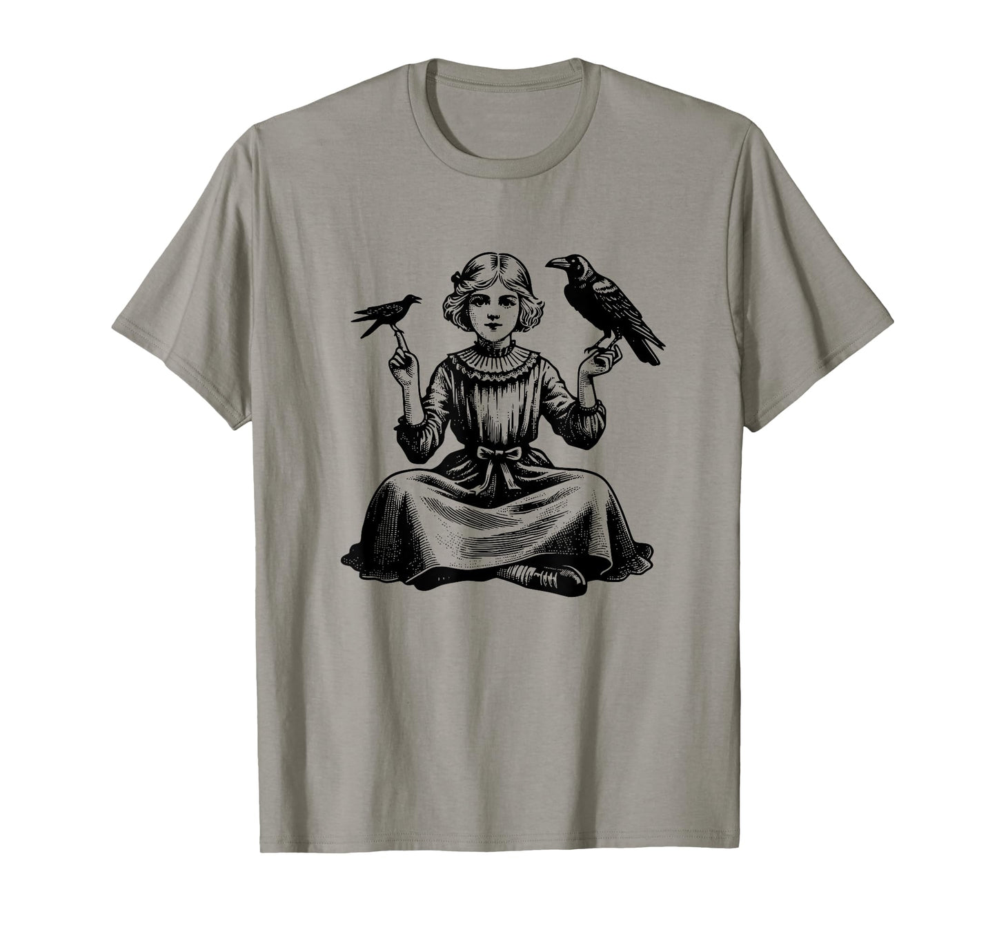 Vintage Crow, Vintage Raven Design for Crow and Raven Lovers T-Shirt